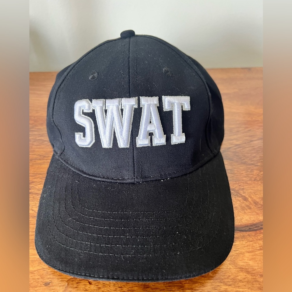 Spirit Halloween Black SWAT Cap